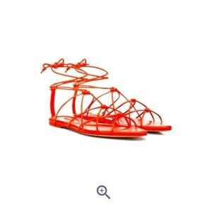 Vince Kenna knotted scrappy ankle sandals size 37.5 (7US)